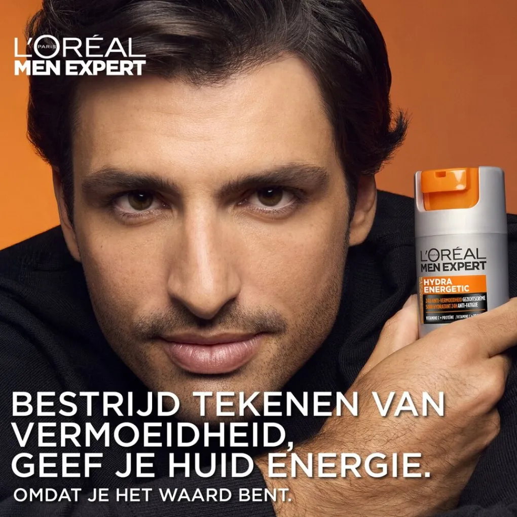 L'Oreal Paris Men Expert Gezichtscreme Mannen>L'Oréal Paris Men Expert Hydra Energetic Hydraterende Gezichtscrème