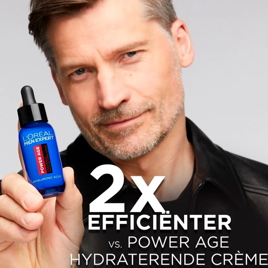 L'Oreal Paris Men Expert Gezichtsserum Mannen>L'Oréal Paris Men Expert Power Age Serum met Hyaluronzuur