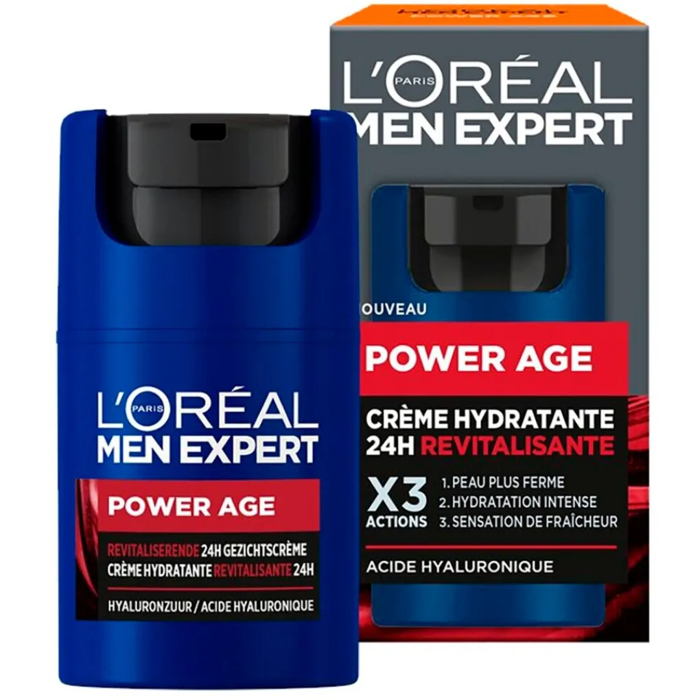 L'Oreal Paris Men Expert Gezichtscreme Mannen>L'Oréal Paris Men Expert Power Age 24H Gezichtscrème