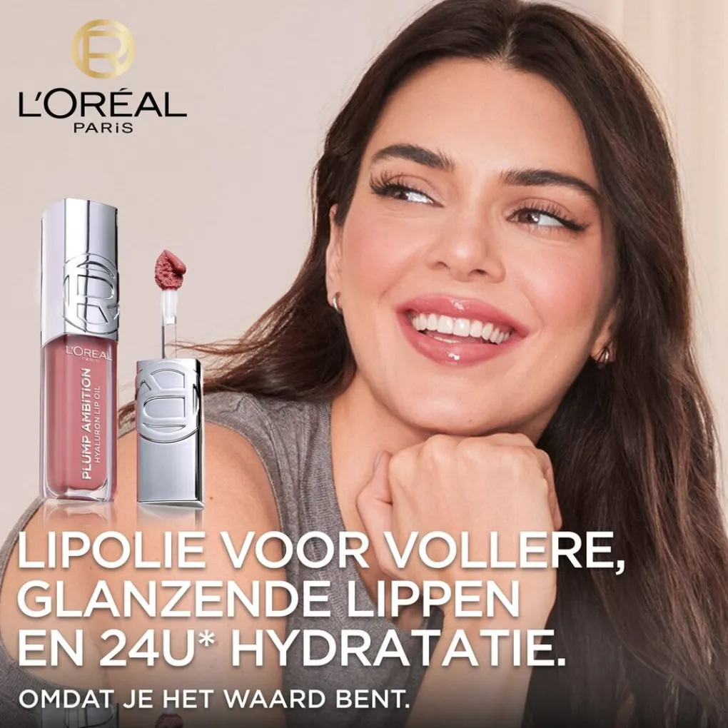 L'Oreal Lipmake-Up>L'Oréal Paris Plump Ambition 601 Worth It Hyaluronic Lip Oil