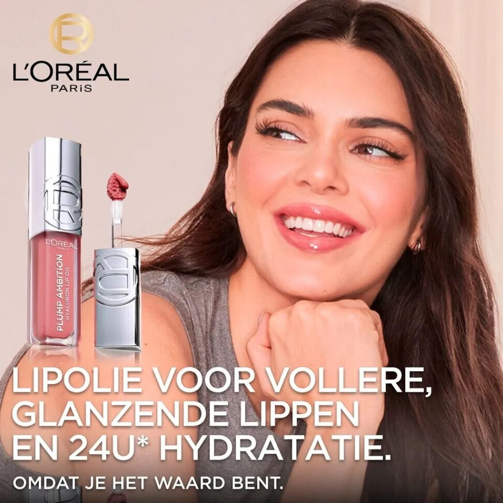 L'Oreal Lipmake-Up>L'Oréal Paris Plump Ambition 201 Milky Nu Hyaluronic Lip Oil