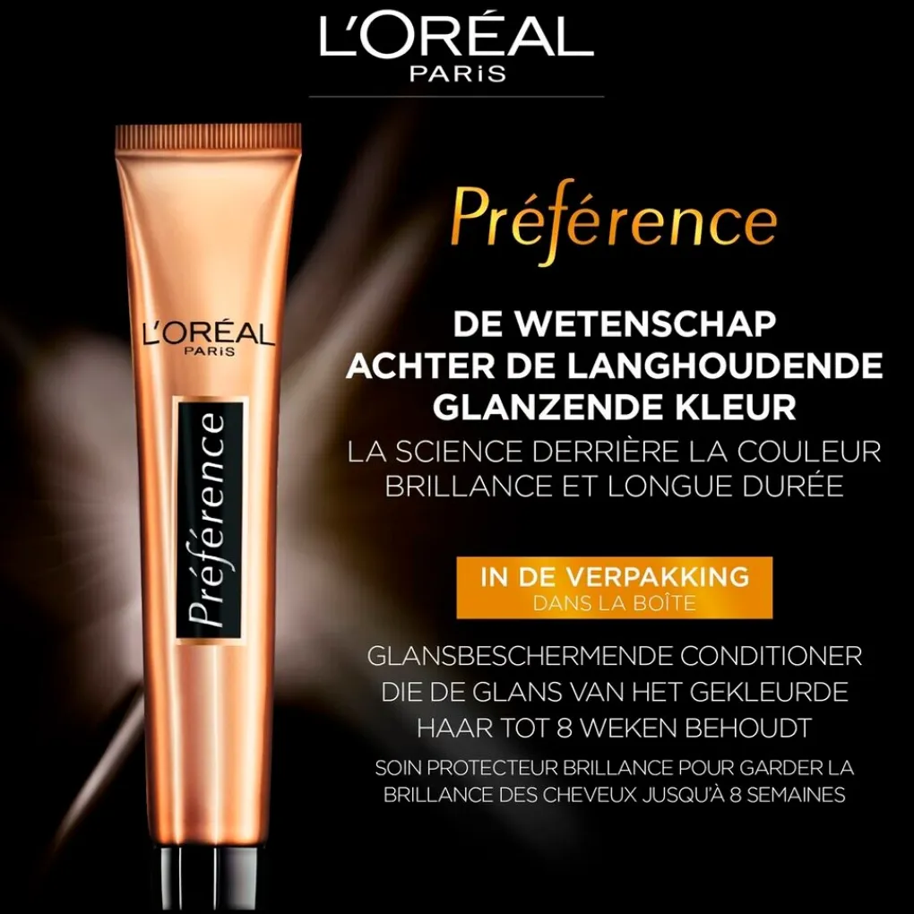 Preference Haarverf>L'Oréal Paris Préférence 7.4 Dublin Permanente Haarkleuring