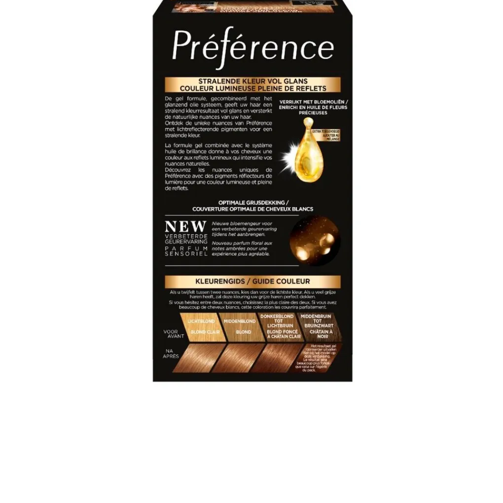 Preference Haarverf>L'Oréal Paris Préférence 7.3 Goud Middenblond Haarkleuring