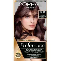 Preference Haarverf>L'Oréal Paris Préférence 5.21 Koel Lichtbruin Permanente Haarkleuring