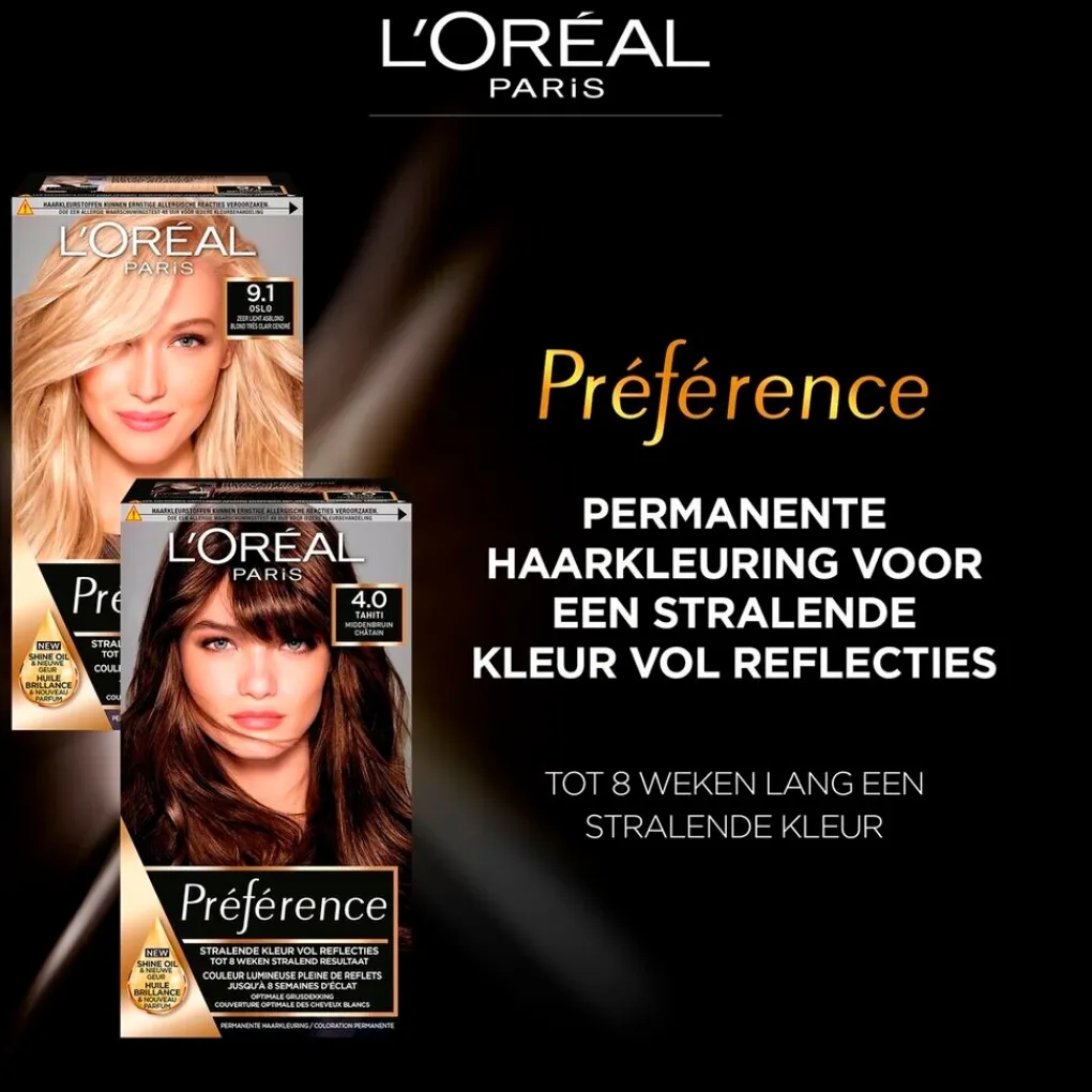 Preference Haarverf>L'Oréal Paris Préférence 5 Lichtbruin Permanente Haarkleuring