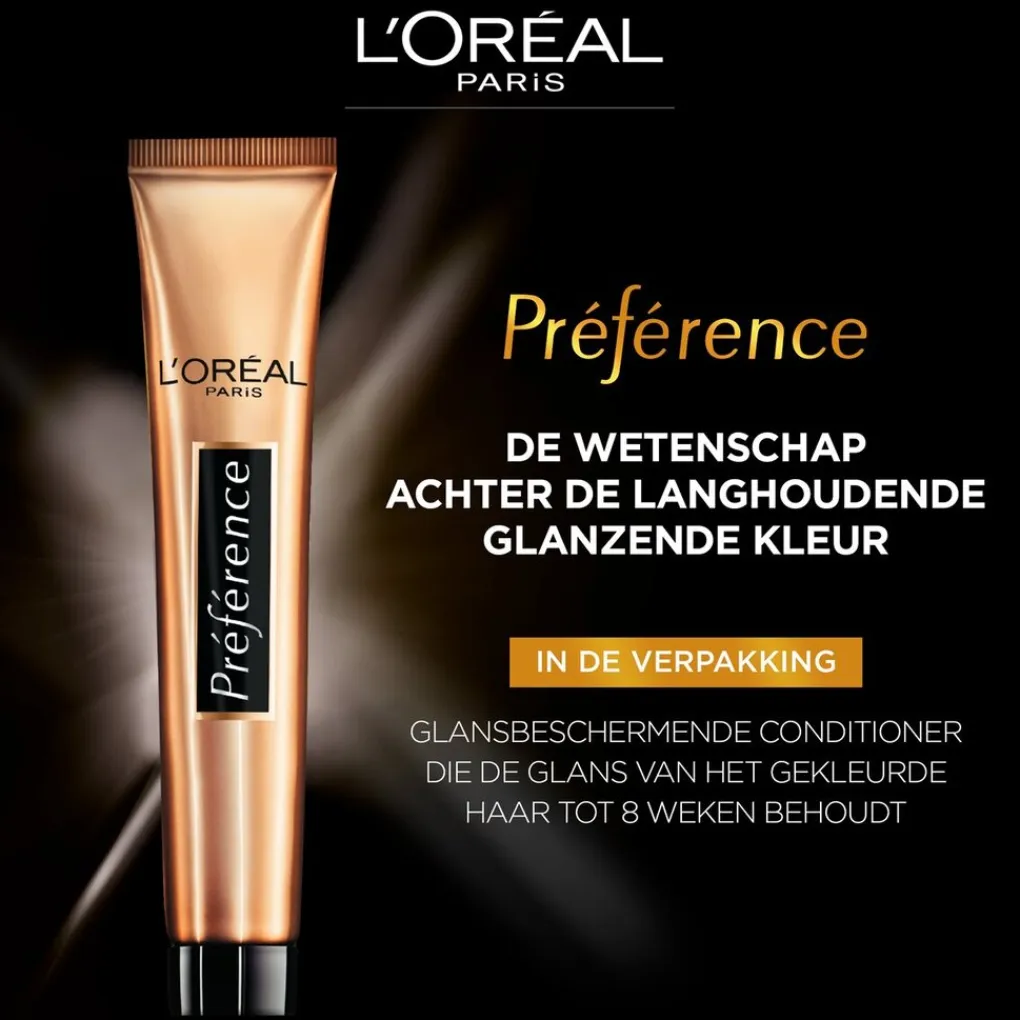 Preference Haarverf>L'Oréal Paris Préférence 4 Middenbruin Permanente Haarkleuring