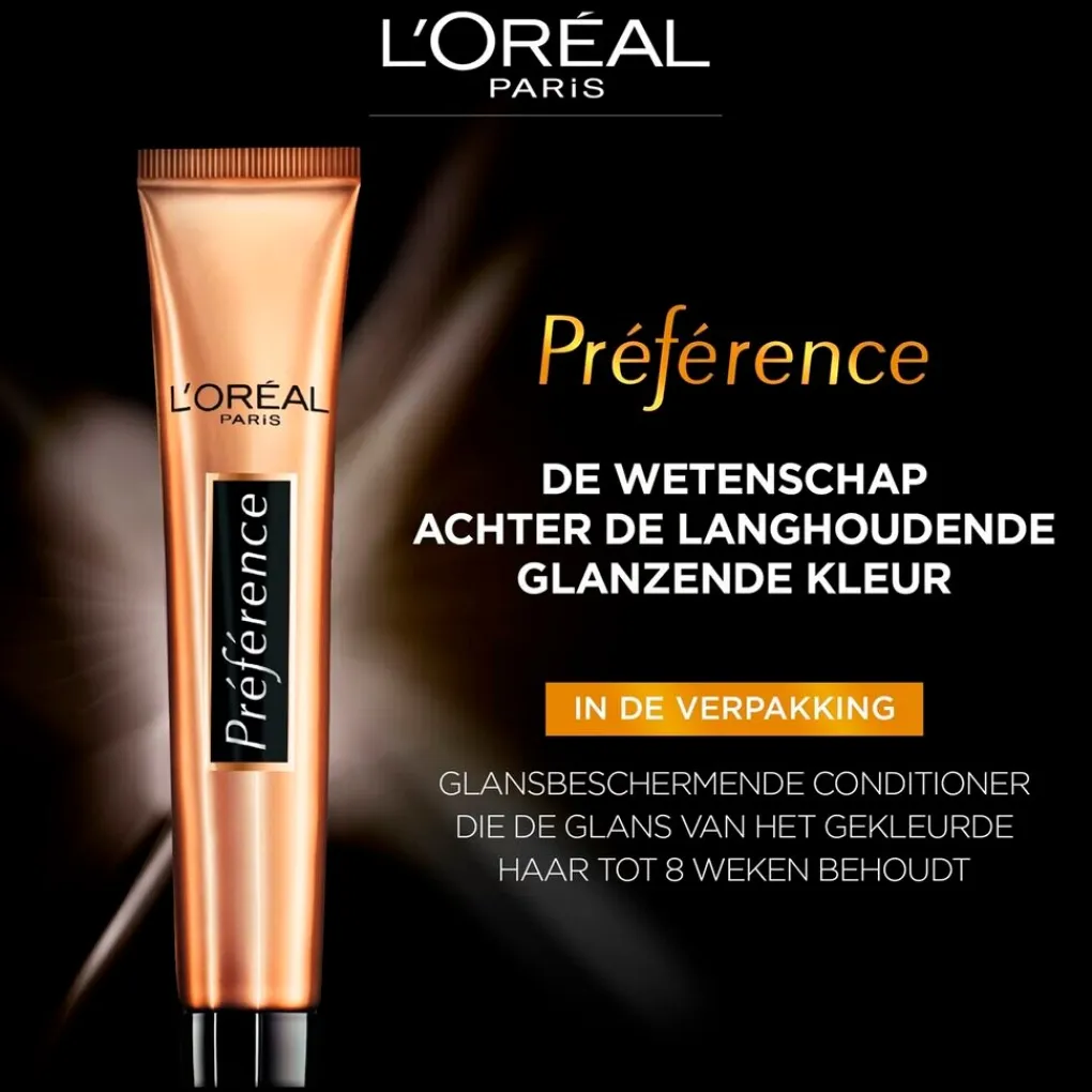 Preference Haarverf>L'Oréal Paris Préférence 1.0 Zwart Permanente Haarkleuring
