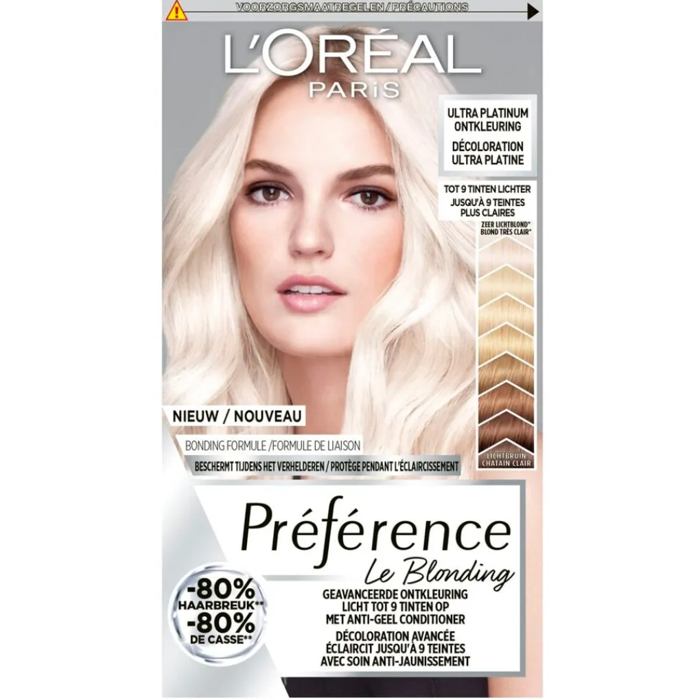 Preference Haarverf>L'Oréal Paris Préférence Le Blonding Ultra Platinum Ontkleuring