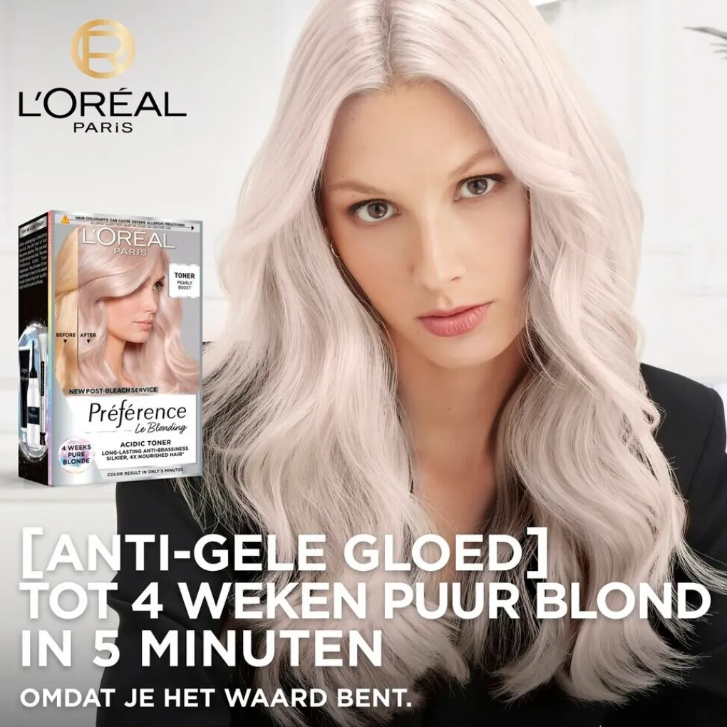 Preference Haarverf>L'Oréal Paris Préférence Le Blonding Pearly Boost Acidic Toner