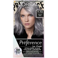 Preference Haarverf>L'Oréal Paris Préférence Les Vivids 9.112 Smokey Grey Permanente Haarkleuring