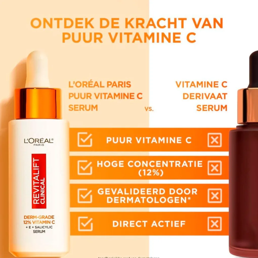 L'Oreal Paris Serum>L'Oréal Paris Revitalift Clinical Pure Vitamine C 12% Serum