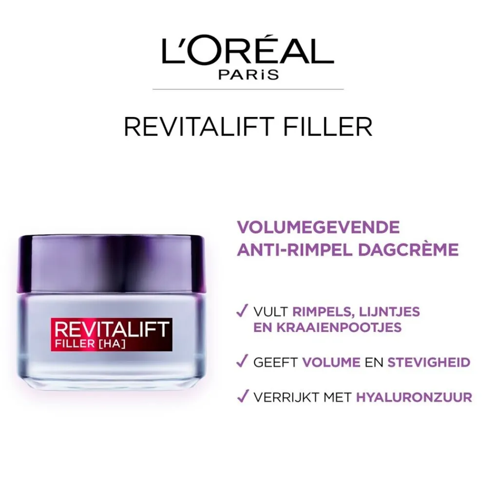 L'Oreal Paris Dagcreme>L'Oréal Paris Revitalift Filler Dagcrème