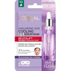 L'Oreal Paris Gezichtsmaskers>L’Oréal Paris Revitalift Filler Verkoelend Oogserum Masker