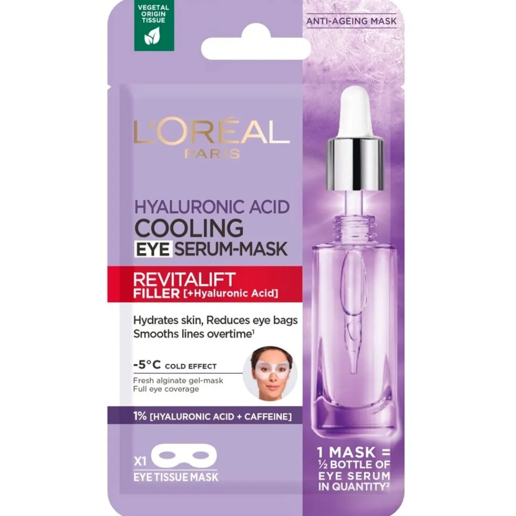 L'Oreal Paris Gezichtsmaskers>L’Oréal Paris Revitalift Filler Verkoelend Oogserum Masker