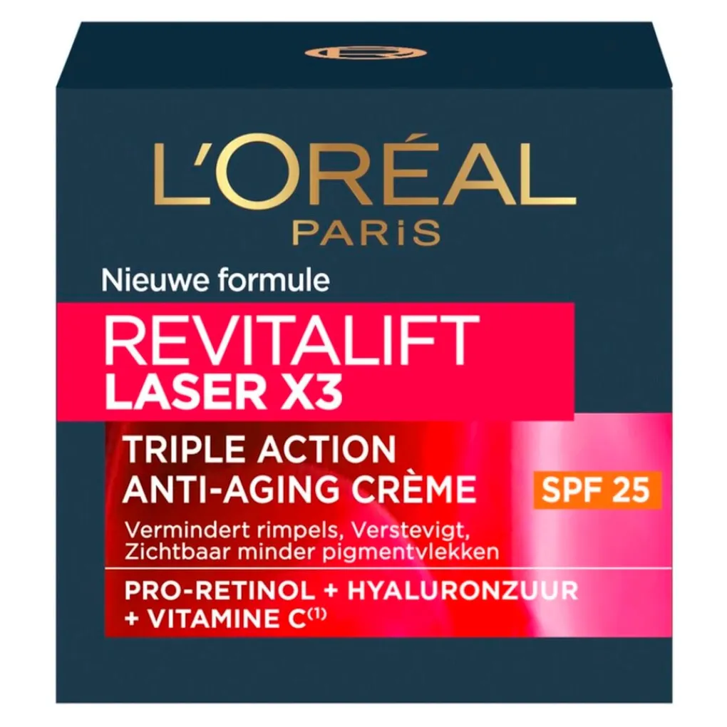 L'Oreal Paris Dagcreme>L'Oréal Paris Revitalift Laser SPF25 Anti-Rimpel Dagcrème