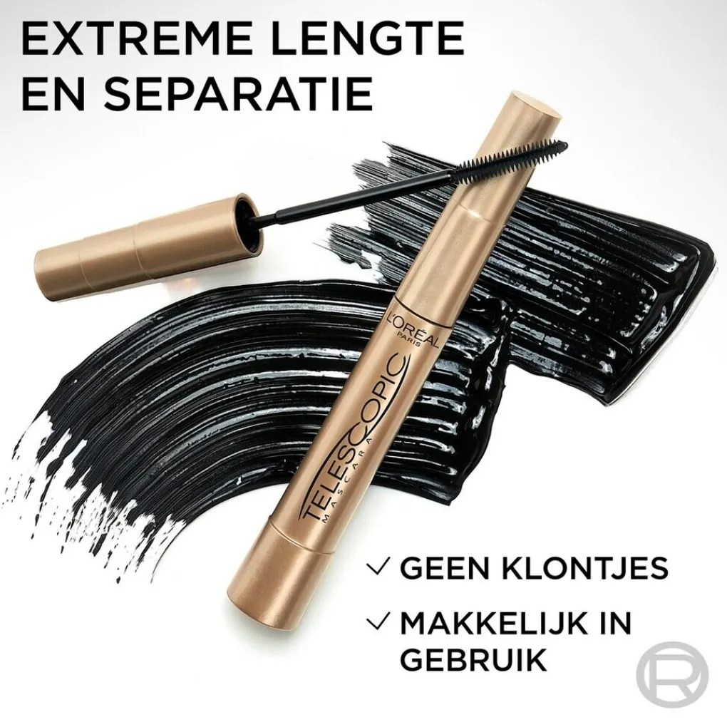L'Oreal Mascara>L'Oréal Paris Telescopic Black Mascara