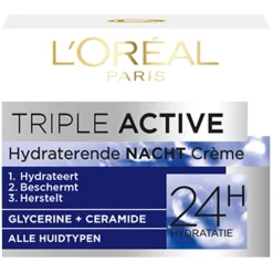 L'Oreal Paris Nachtcreme>L'Oréal Paris Triple Active Nachtcrème