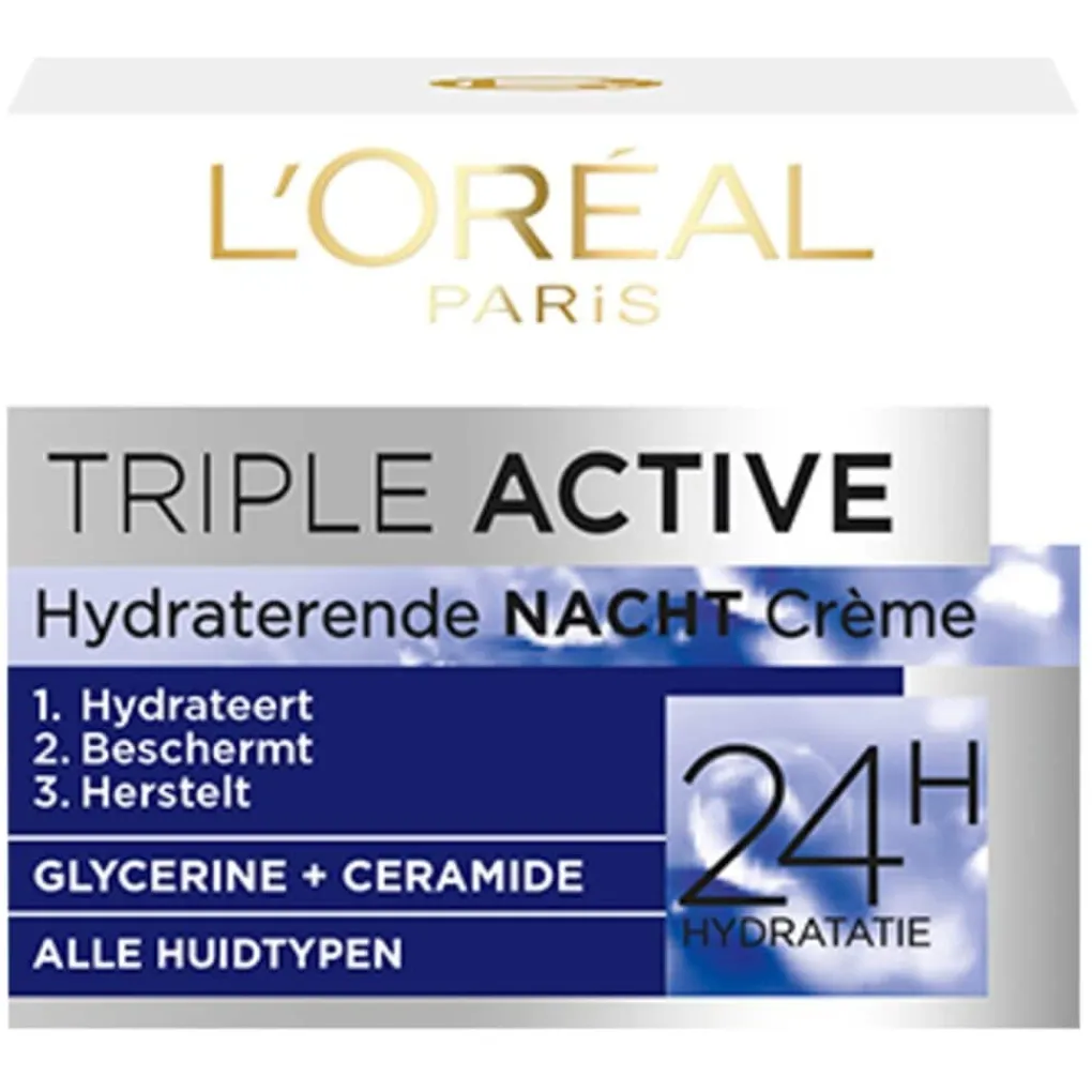 L'Oreal Paris Nachtcreme>L'Oréal Paris Triple Active Nachtcrème