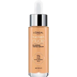 L'Oreal Foundation>L'Oréal Paris True Match Nude 4-5 Medium Plumping Tinted Serum