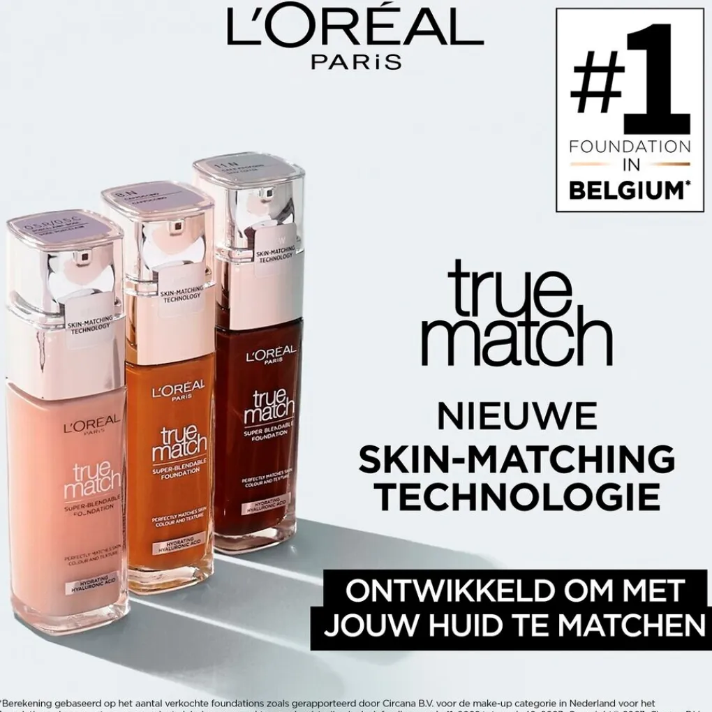 L'Oreal Foundation>L'Oréal Paris True Match 7.R/C Rose Amber Foundation