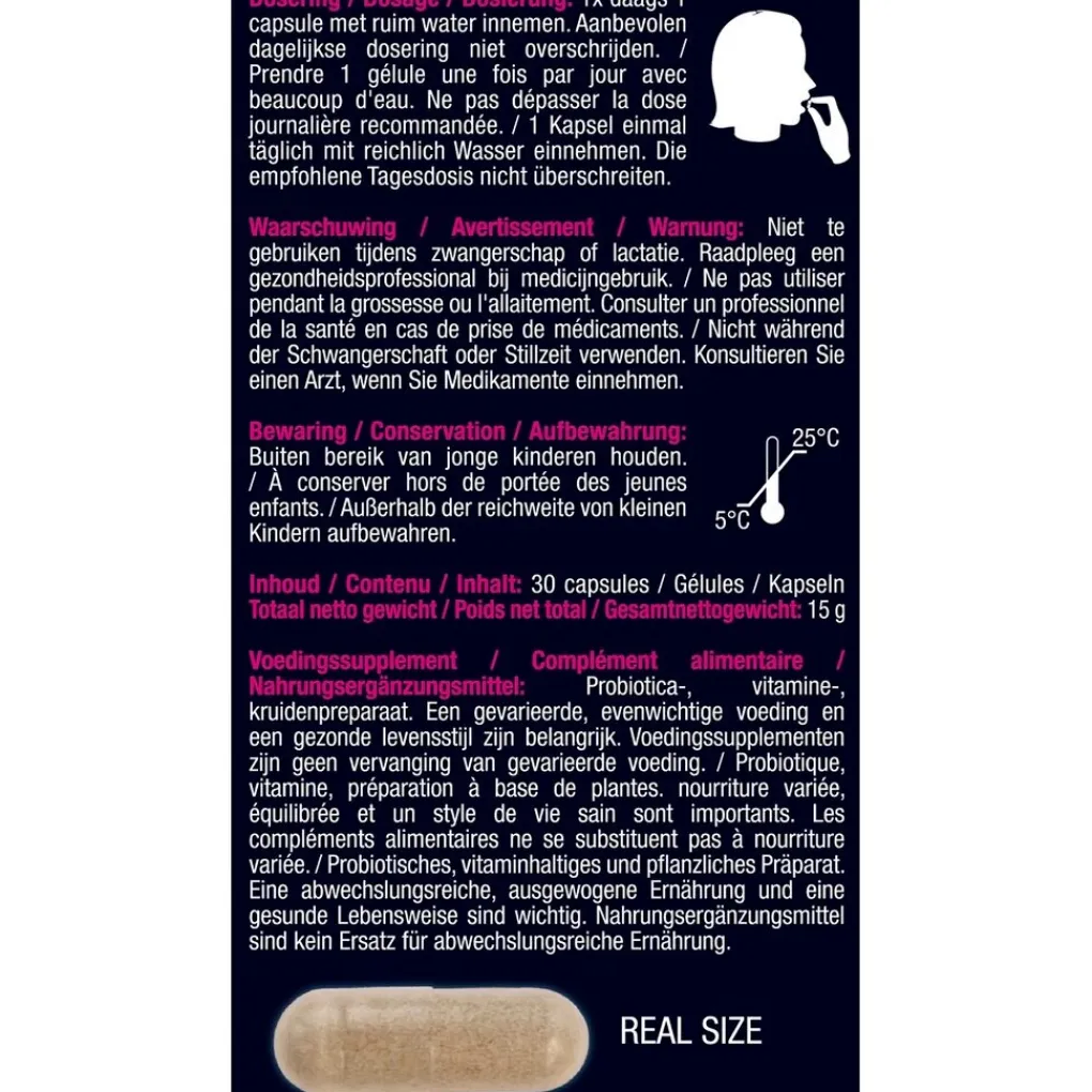Lucovitaal Overige Supplementen>Bioticomel Intieme Zone Vrouw Capsules
