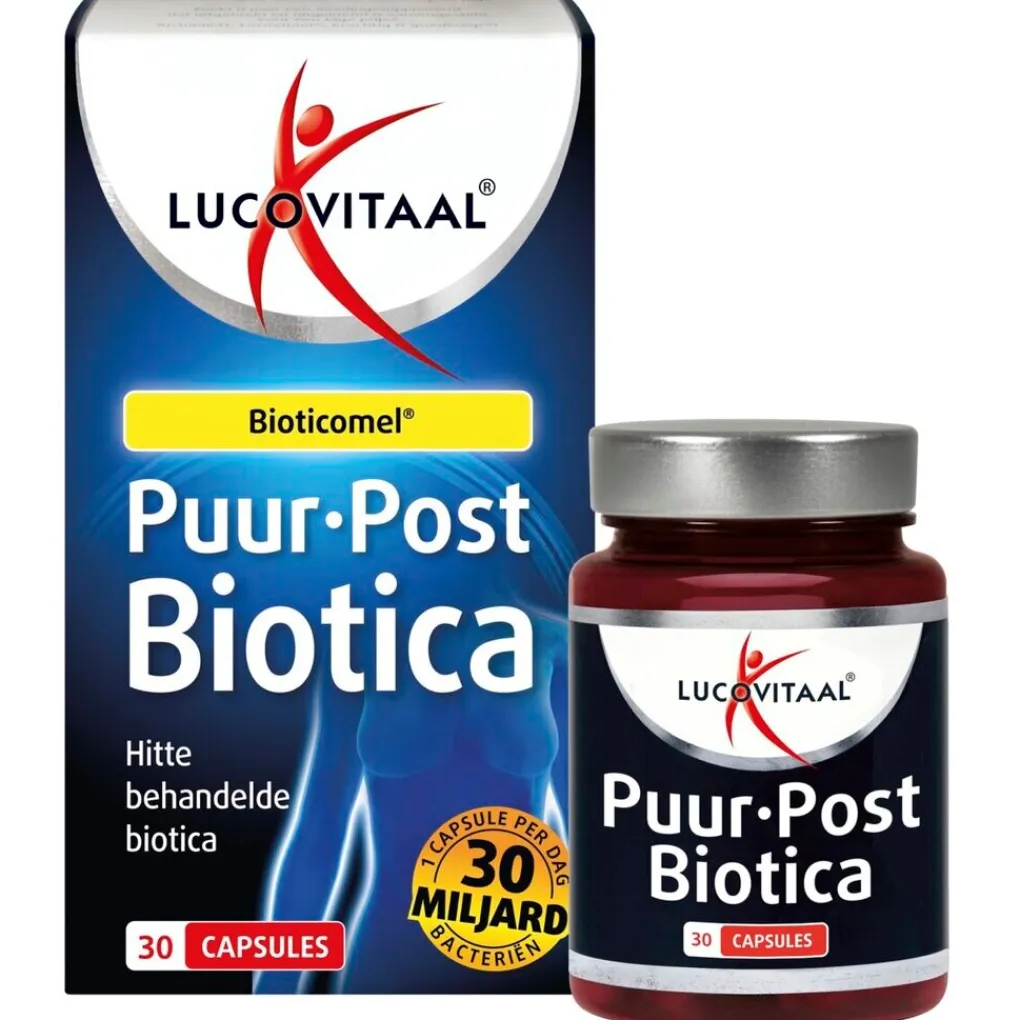 Lucovitaal Bacteriestammen>Bioticomel Puur Postbiotica Capsules