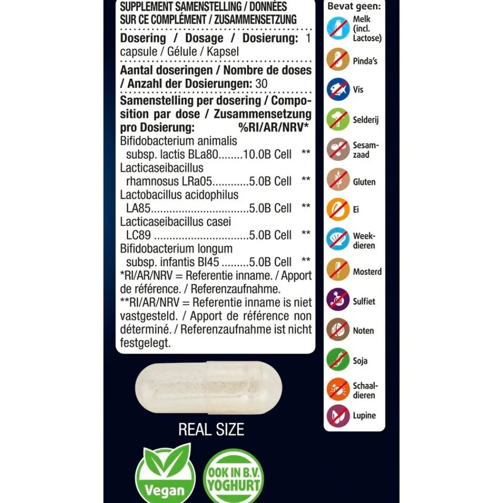 Lucovitaal Bacteriestammen>Bioticomel Puur Postbiotica Capsules