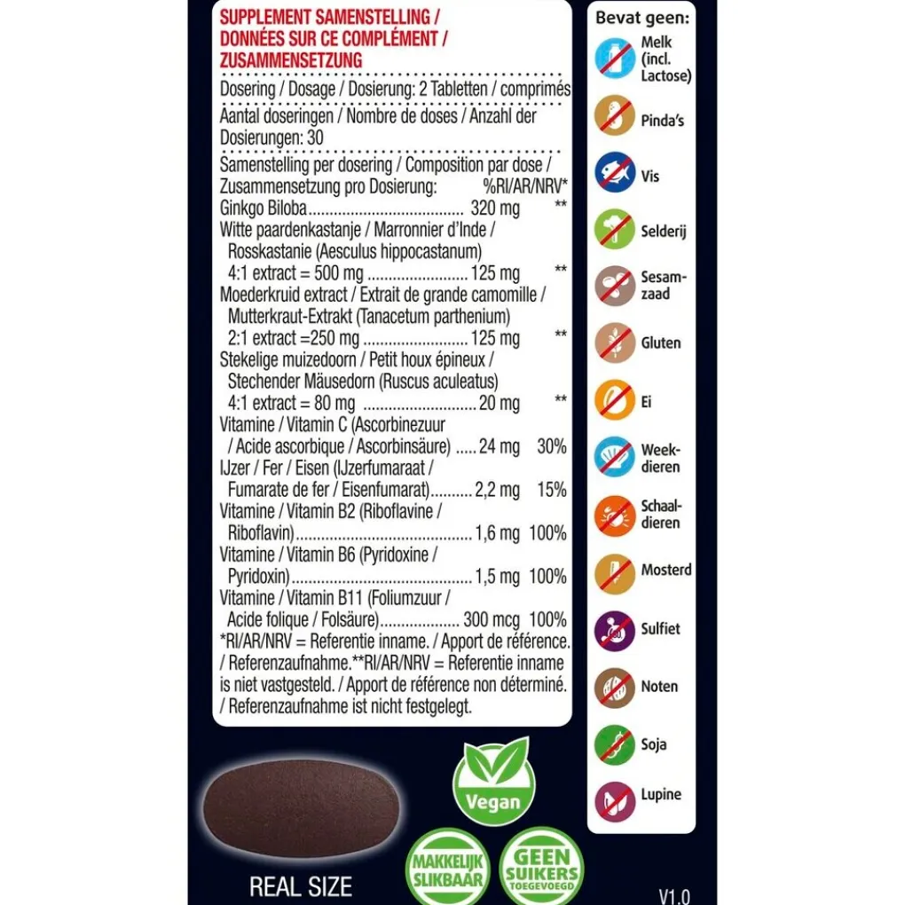 Lucovitaal Hart En Of Bloedvaten>Bloedcirculatie Support Tabletten