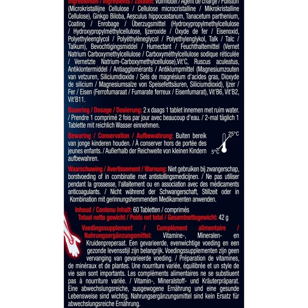 Lucovitaal Hart En Of Bloedvaten>Bloedcirculatie Support Tabletten
