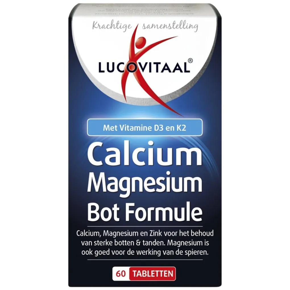 Lucovitaal Mineralen>Calcium Magnesium Bot Formule Tabletten