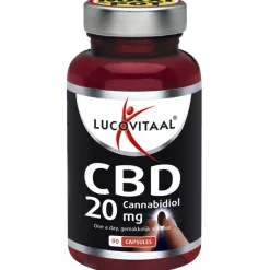Lucovitaal Cbd>CBD 20mg Cannabidiol Capsules