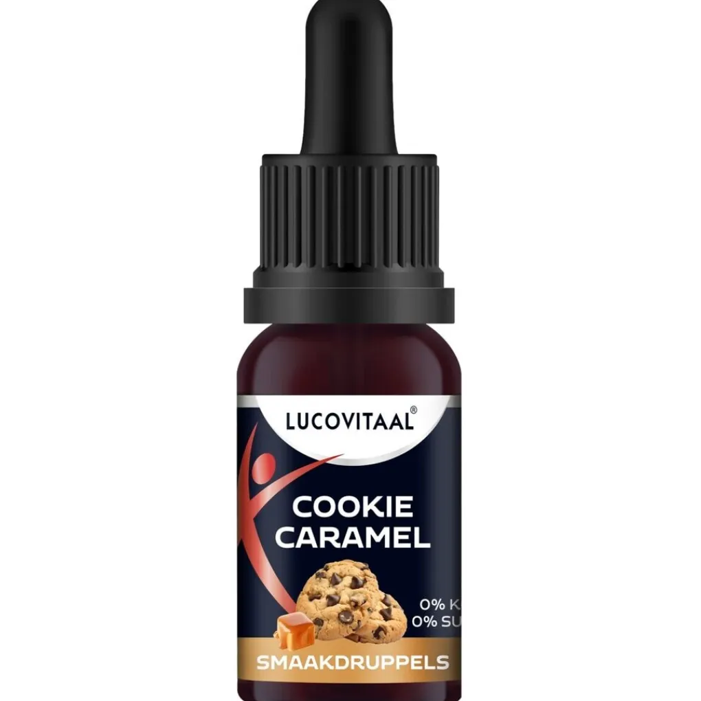 Lucovitaal Sportaccessoires|Zoetstoffen>Cookie Caramel Smaakdruppels