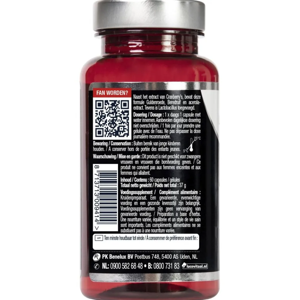 Lucovitaal Cranberrysupplementen>Cranberry X-tra