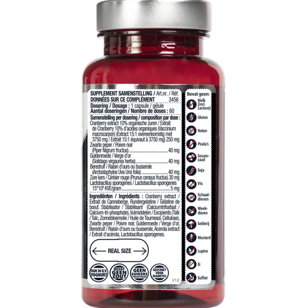 Lucovitaal Cranberrysupplementen>Cranberry X-tra