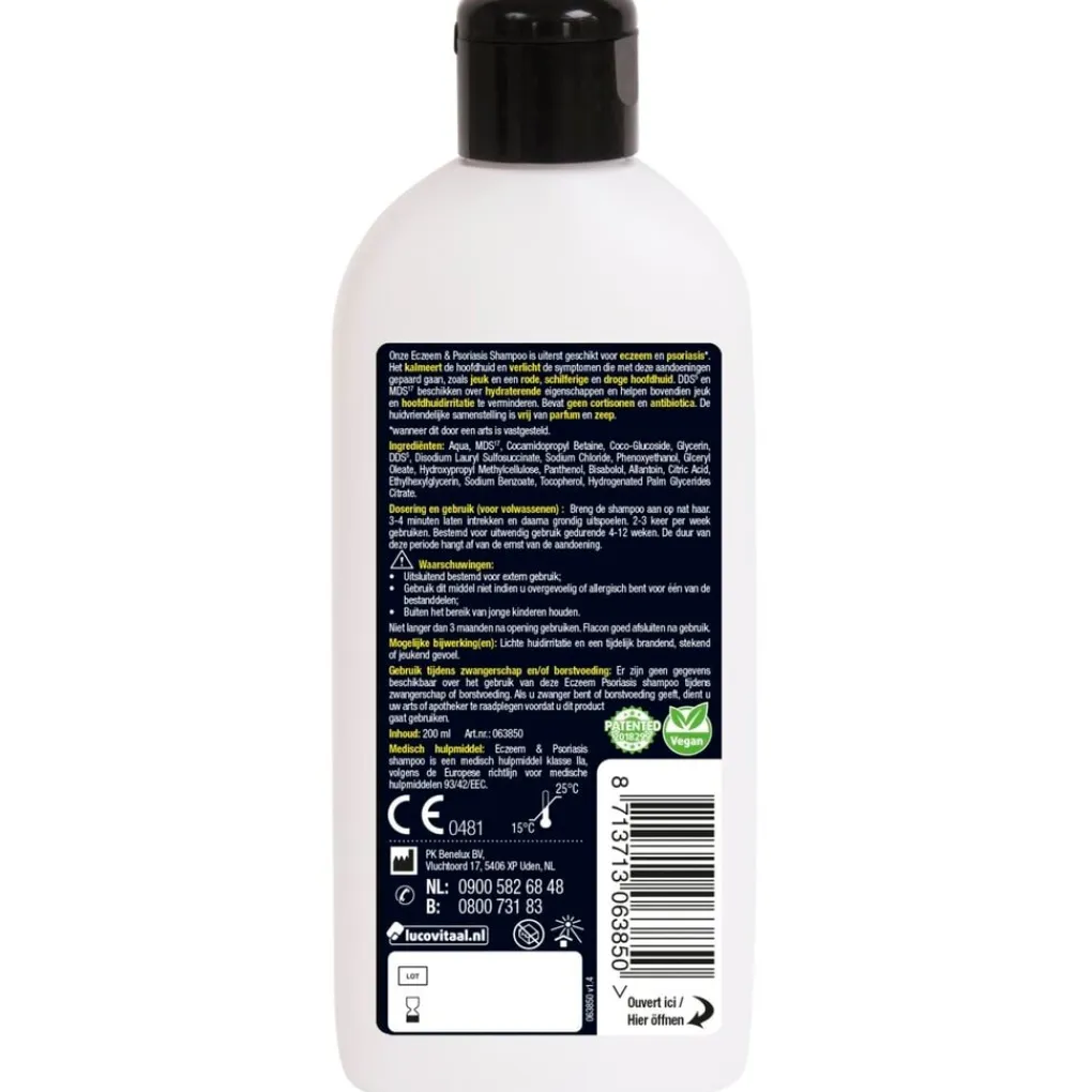 Lucovitaal Huidbehandeling>Eczeem Psoriasis Shampoo