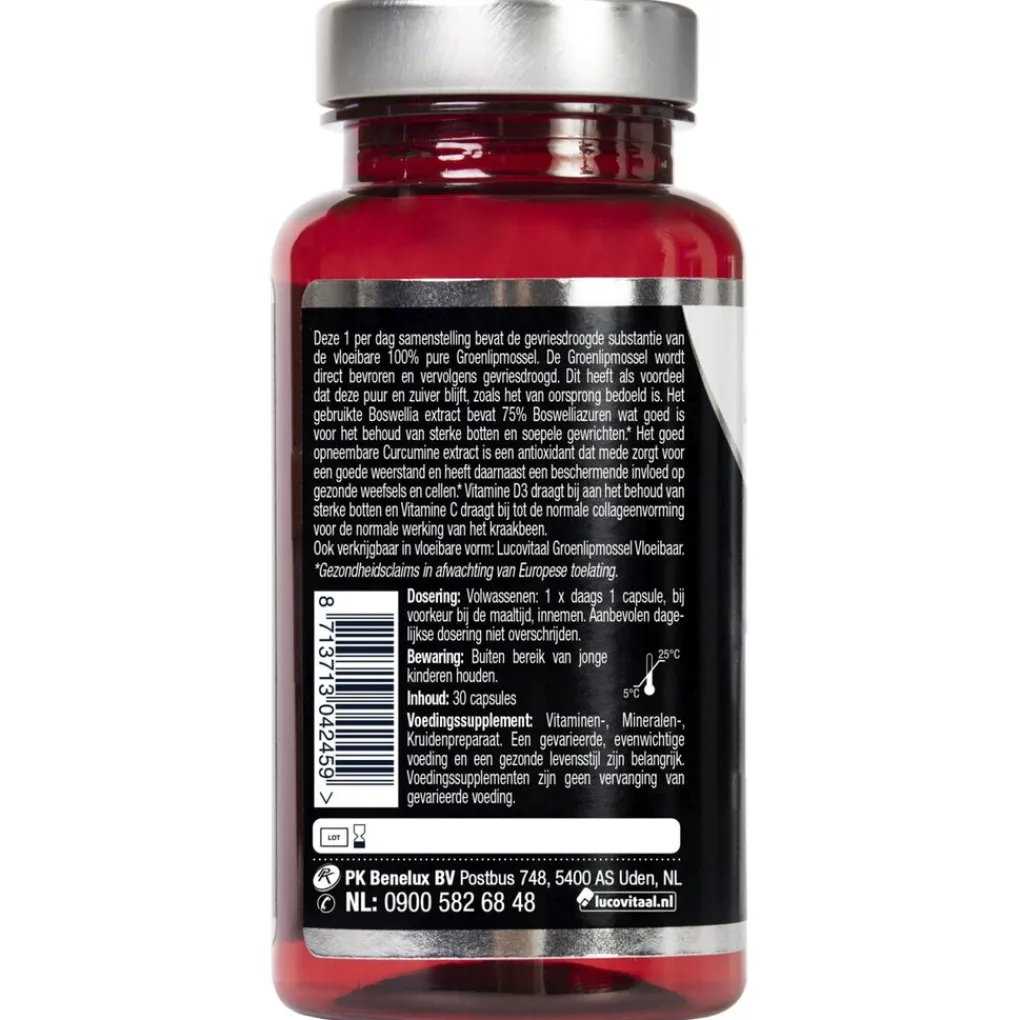 Lucovitaal Groenlipmossel>Groenlipmossel Capsules