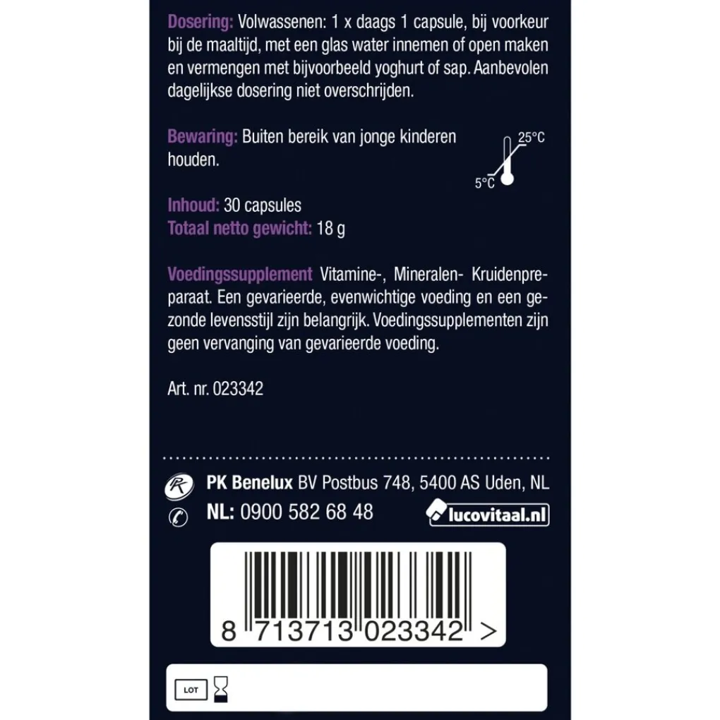 Lucovitaal Beautysupplementen>Haar Volume Capsules