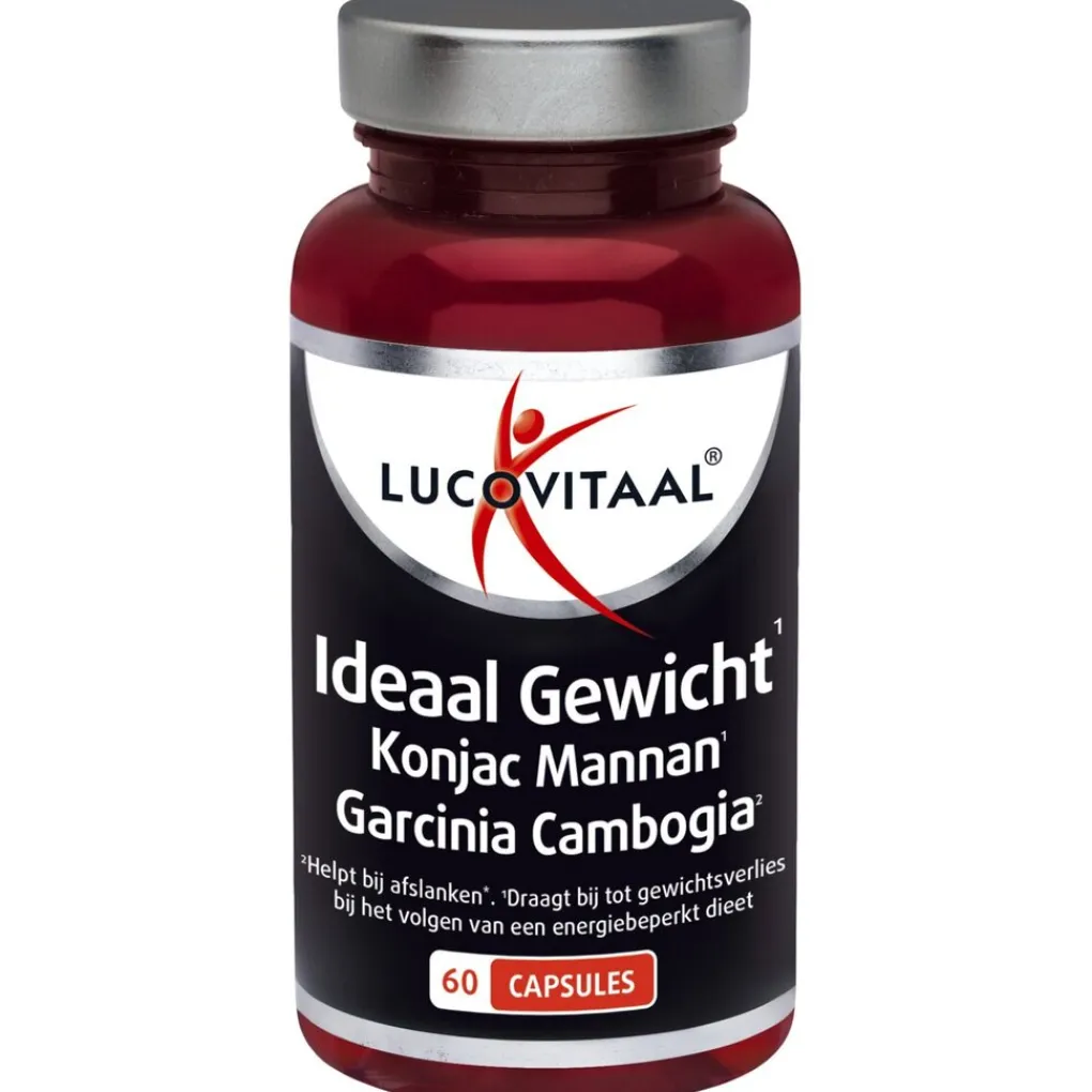 Lucovitaal Afslanksupplementen>Ideaal Gewicht Konjac Mannan Garcinia Cambogia Capsules