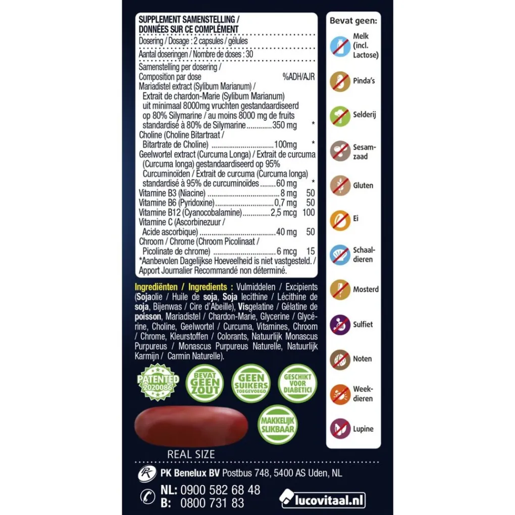 Lucovitaal Leversuppplementen>Lever Reiniging Capsules