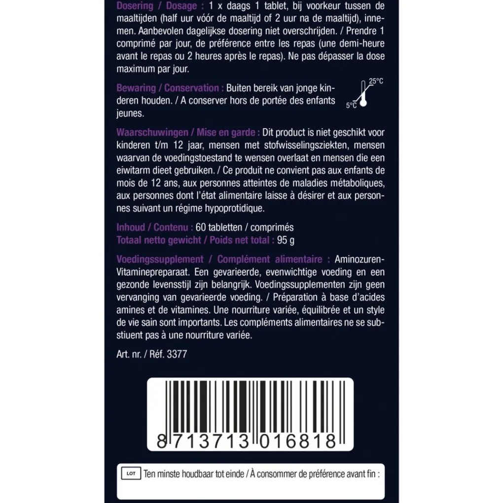 Lucovitaal Overige Supplementen>L-Lysine Tabletten