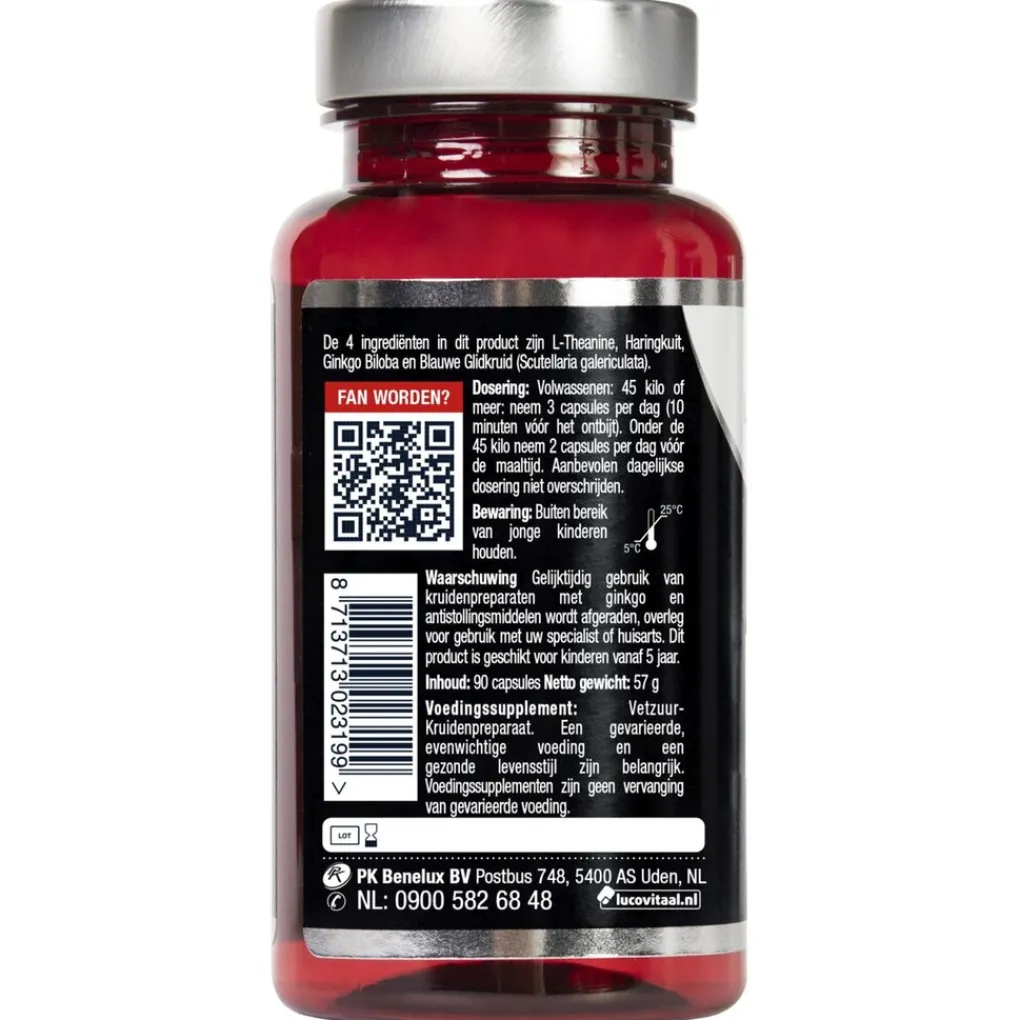 Lucovitaal Overige Supplementen|Omega 3>L-Theanine Omega 3 Capsules