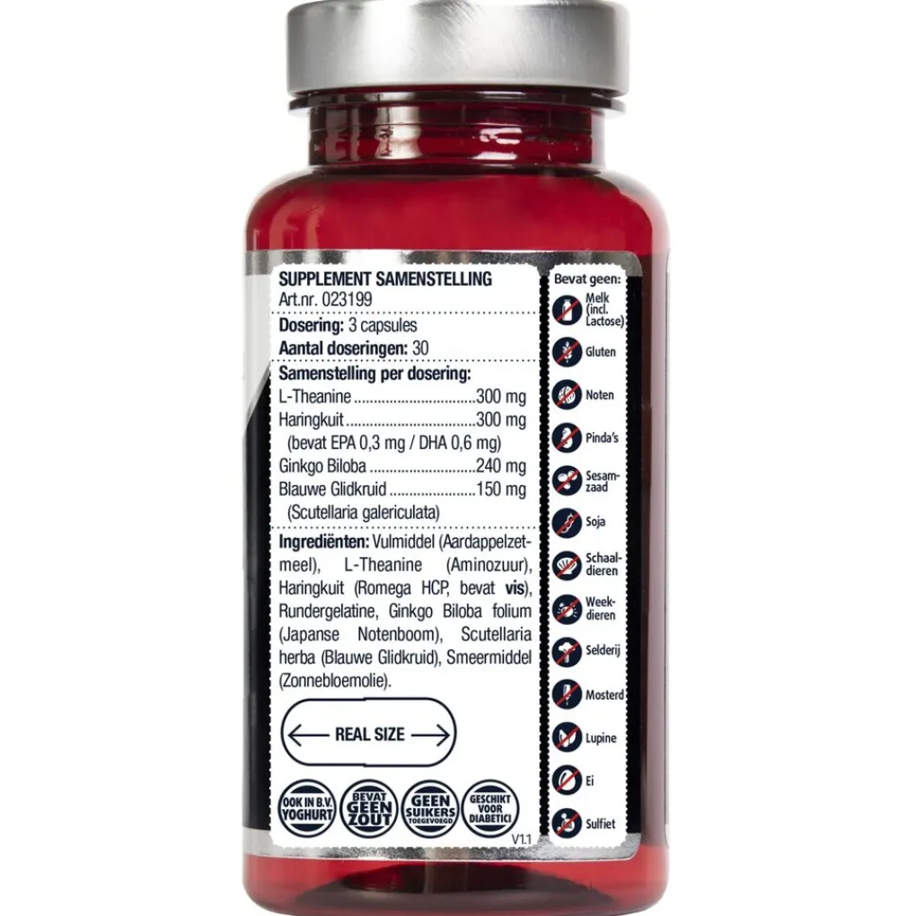 Lucovitaal Overige Supplementen|Omega 3>L-Theanine Omega 3 Capsules