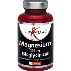 Lucovitaal Mineralen>Magnesium Bisglycinaat 375mg Tabletten