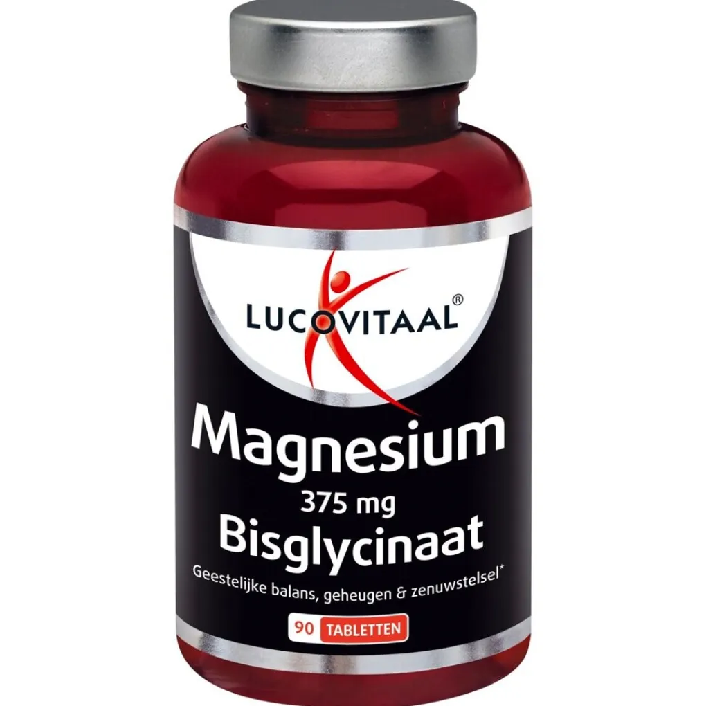 Lucovitaal Mineralen>Magnesium Bisglycinaat 375mg Tabletten