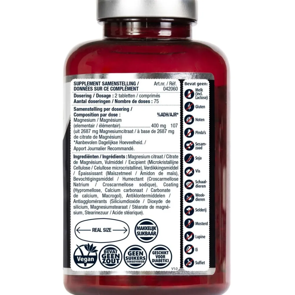 Lucovitaal Mineralen>Magnesium Citraat Tabletten