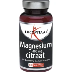 Lucovitaal Mineralen>Magnesium Citraat 400mg Tabletten
