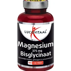 Lucovitaal Mineralen>Magnesium 375mg Bisglycinaat Tabletten