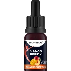Lucovitaal Sportaccessoires|Zoetstoffen>Mango Perzik Smaakdruppels