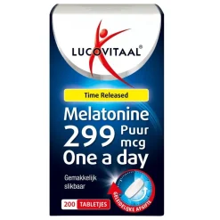 Lucovitaal Melatonine|Melatonine>Melatonine 299Mcg Time Released Tabletten