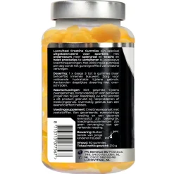 Lucovitaal Creatine>3000mg Creatine Monohydraat Gummies